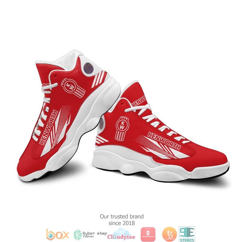 Kenworth Red Air Jordan 13 Sneaker Shoes 1 2 3