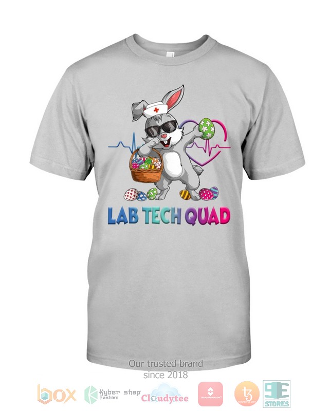 Laboratory Technician Lab Tech Quad Bunny Dabbing shirt hoodie