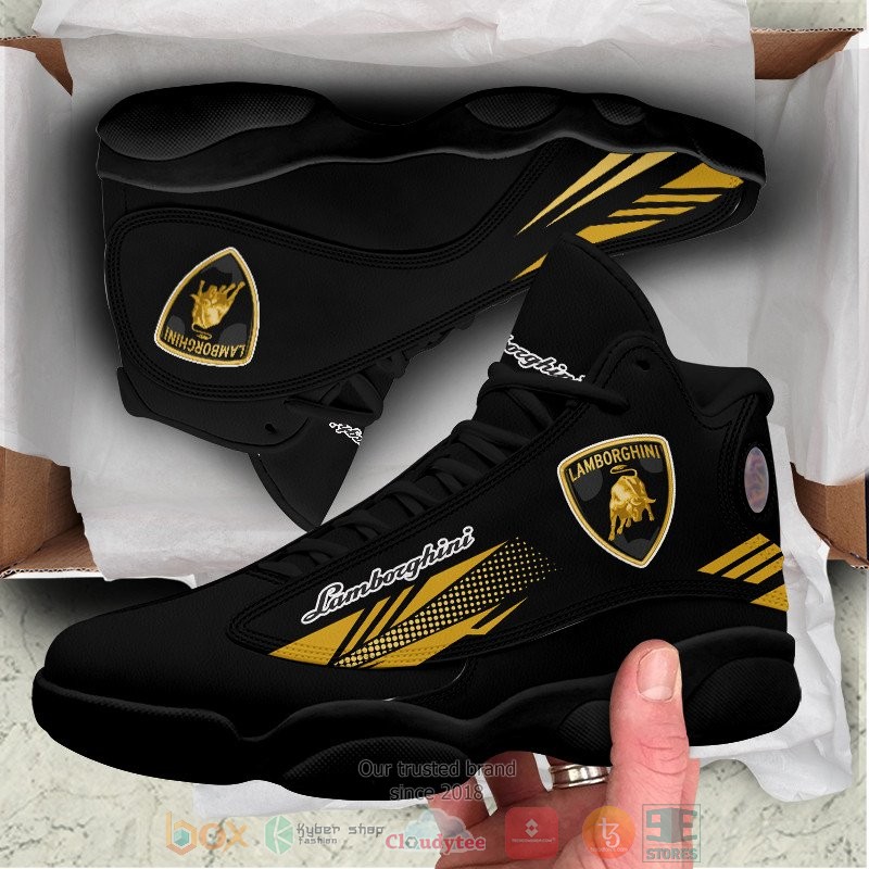 Lamborghini black Air Jordan 13 shoes 1 2 3 4 5