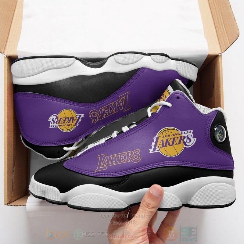 Los Angeles Lakers NBA Teams Air Jordan 13 Shoes