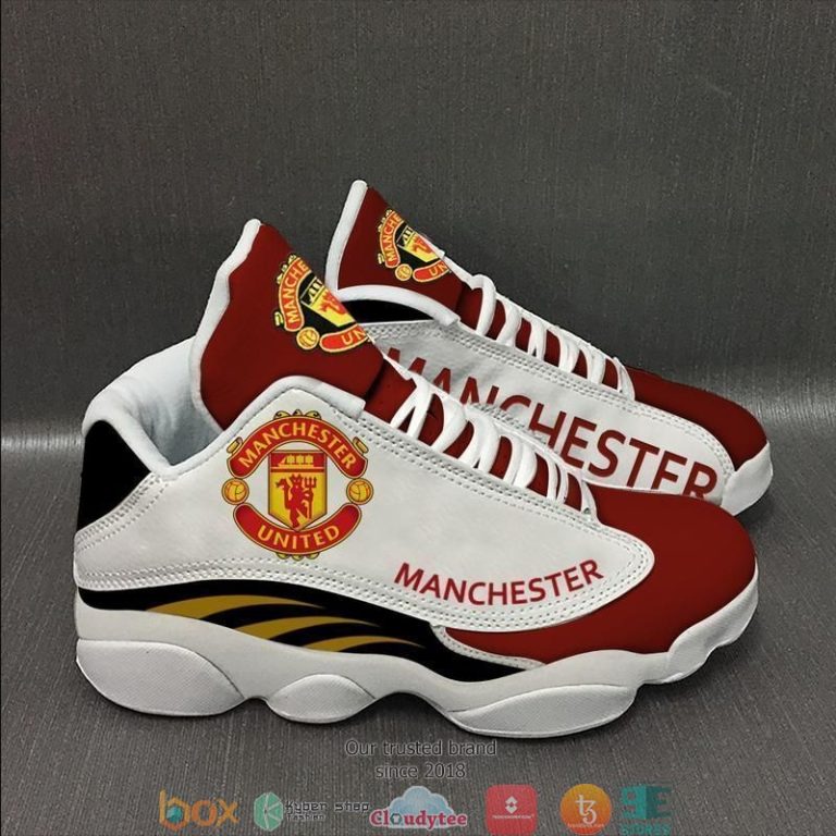 Manchester United Football Air Jordan 13 Sneaker Shoes