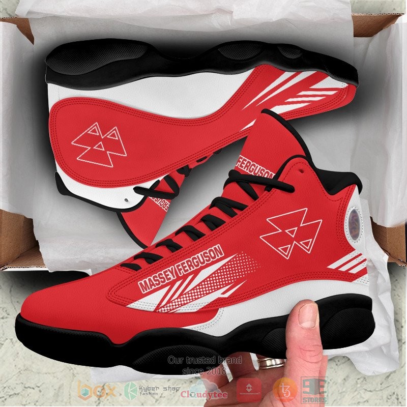 Massey Ferguson red Air Jordan 13 shoes 1 2 3 4 5