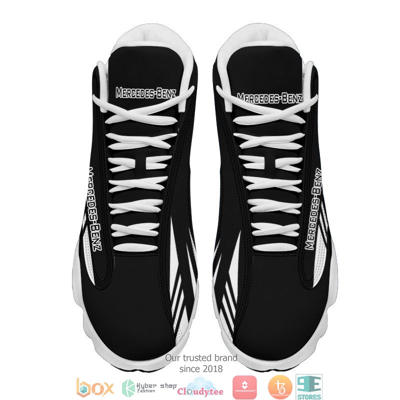 Mercedes Benz Black Air Jordan 13 Sneaker Shoes 1 2 3 4