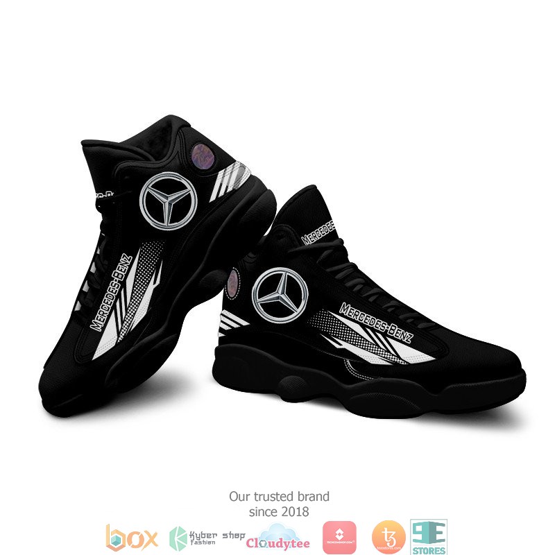 Mercedes Benz Black Air Jordan 13 Sneaker Shoes 1 2 3 4 5 6 7
