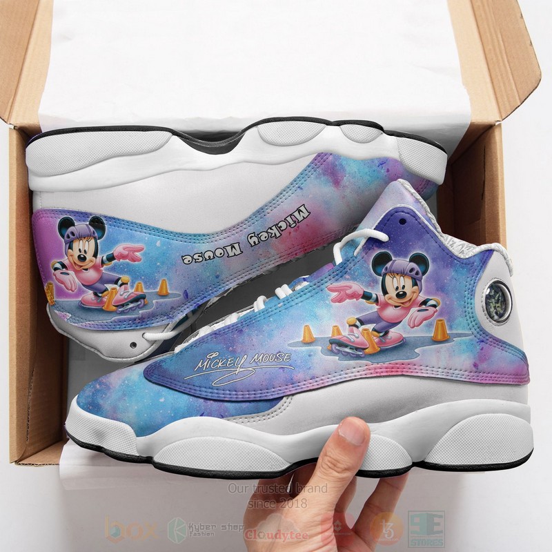 Mickey Mouse Shoes Printed ShoesVer 9 Air Jordan 13 Shoes