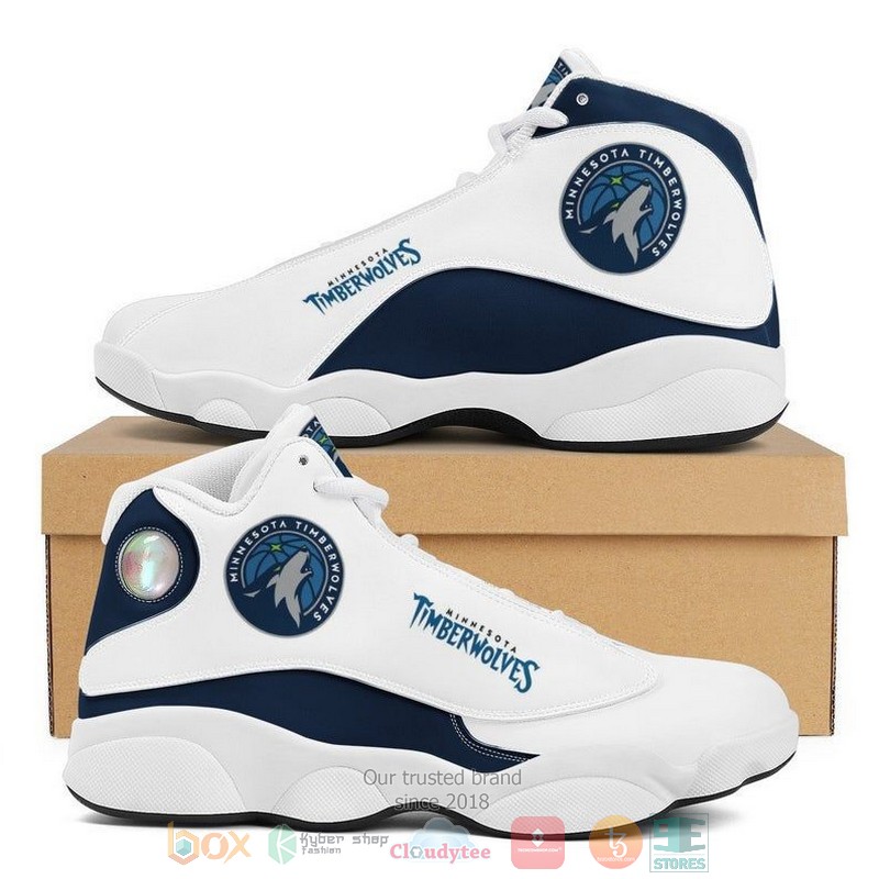 Minnesota Timberwolves NBA team logo Air Jordan 13 shoes