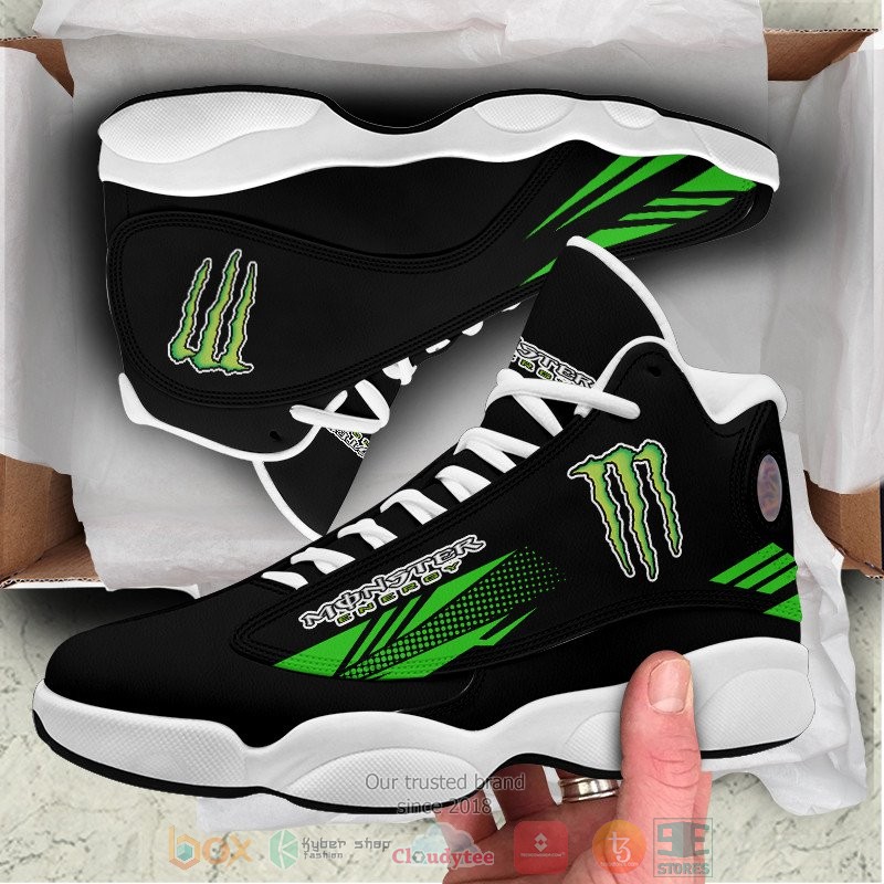 Monster Energy black Air Jordan 13 shoes