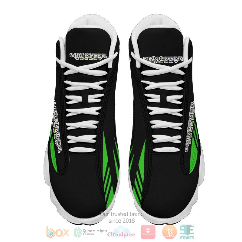 Monster Energy black Air Jordan 13 shoes 1 2 3 4