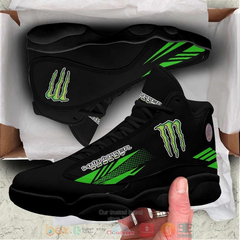 Monster Energy black Air Jordan 13 shoes 1 2 3 4 5