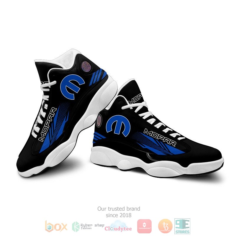 Mopar black Air Jordan 13 shoes 1 2 3
