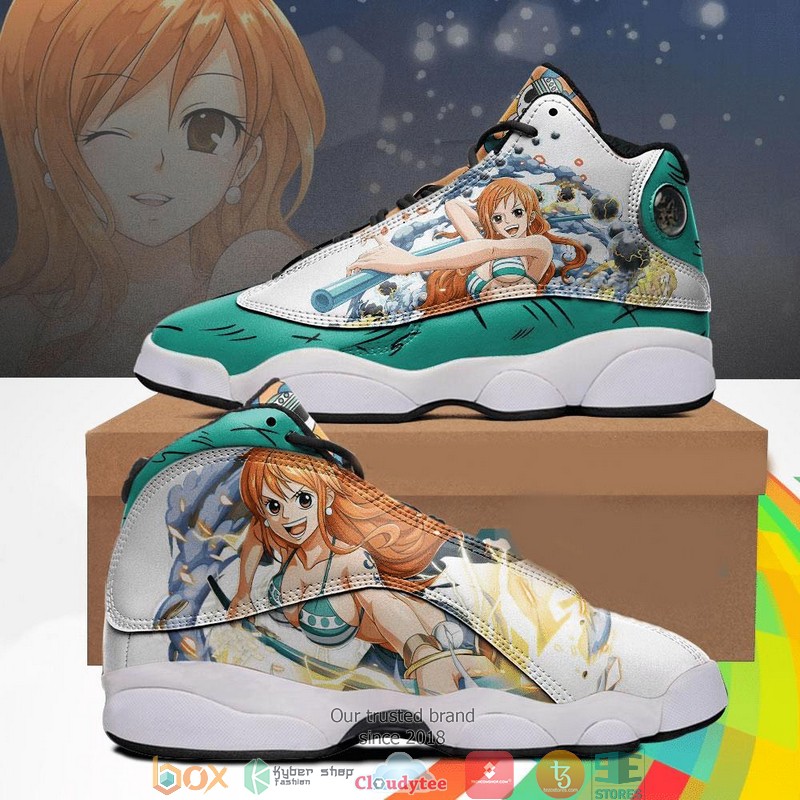 Nami sone piece custom One piece Anime Air Jordan 13 Sneaker Shoes