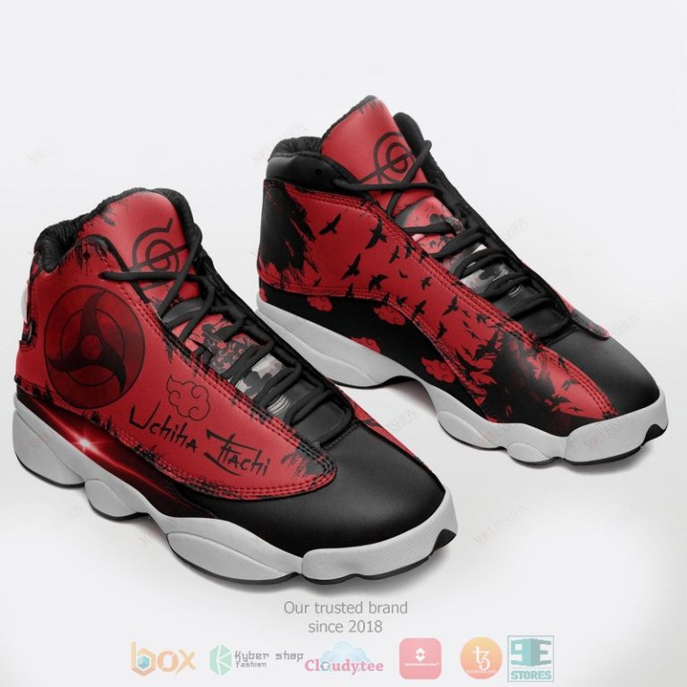 Naruto Anime Uchiha Itachi Air Jordan 13 shoes