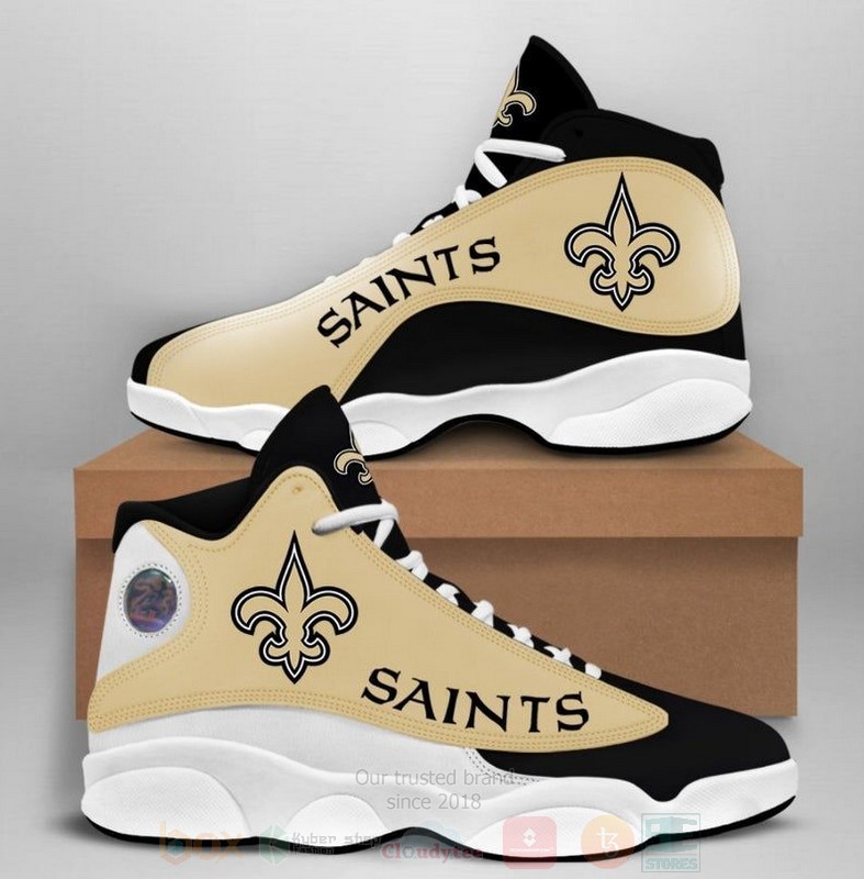 New Orleans Saints NFL Air Jordan 13 Shoes