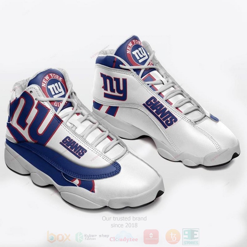 New York Giants Football Team NFL Air Jordan 13 Shoes