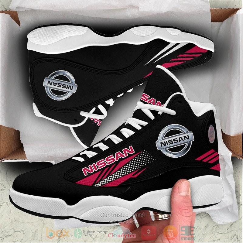 Nissan black Air Jordan 13 shoes