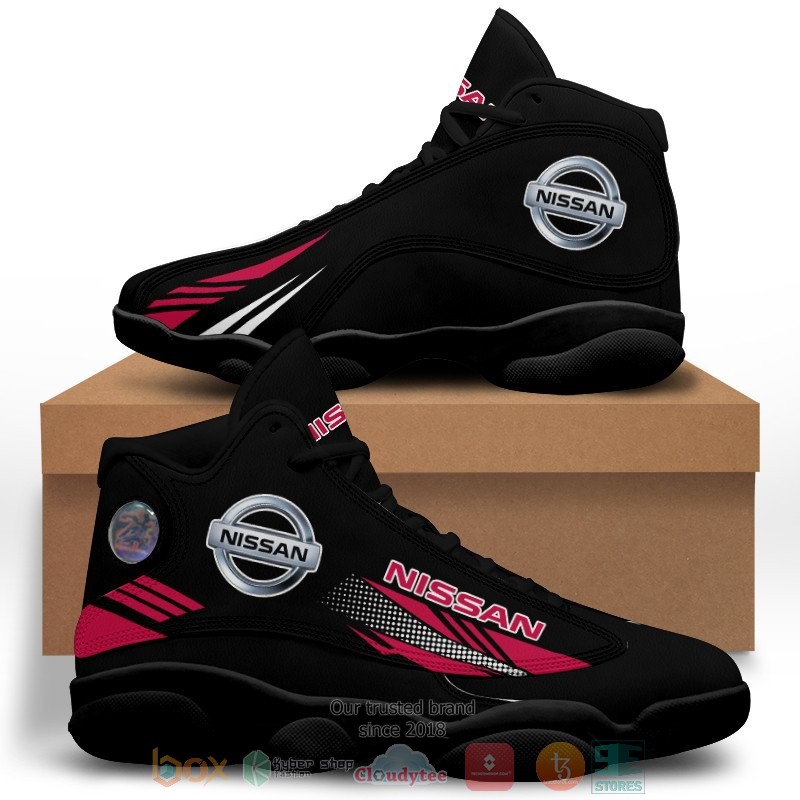 Nissan black Air Jordan 13 shoes 1 2 3 4 5 6