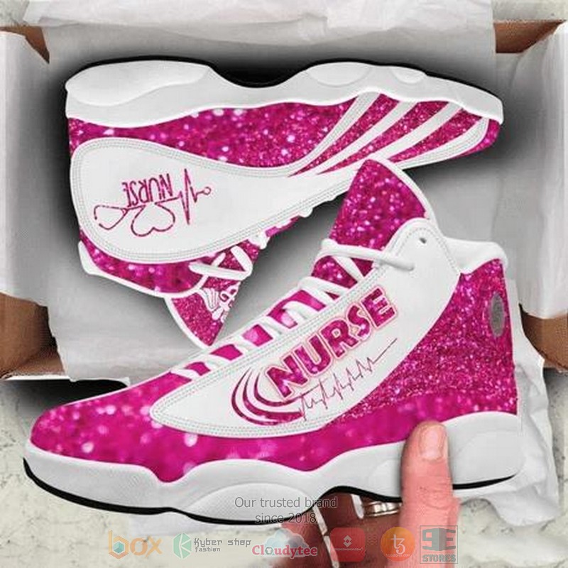 Nurse pink Air Jordan 13 shoes