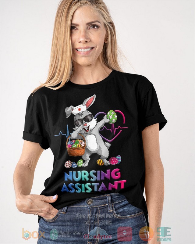 Nursing Assistant Bunny Dabbing shirt hoodie 1 2 3 4 5 6 7
