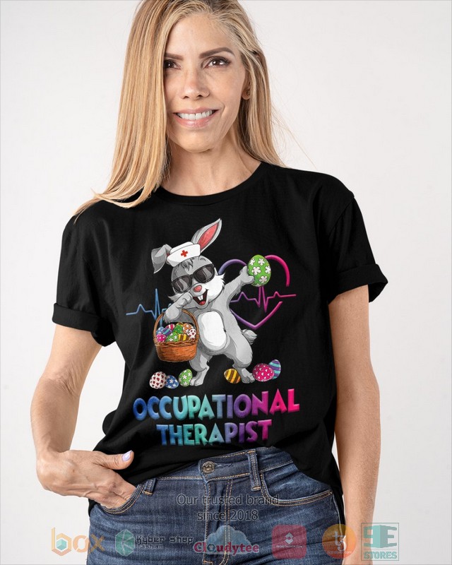 Occupational Therapist Bunny Dabbing shirt hoodie 1 2 3 4 5 6 7