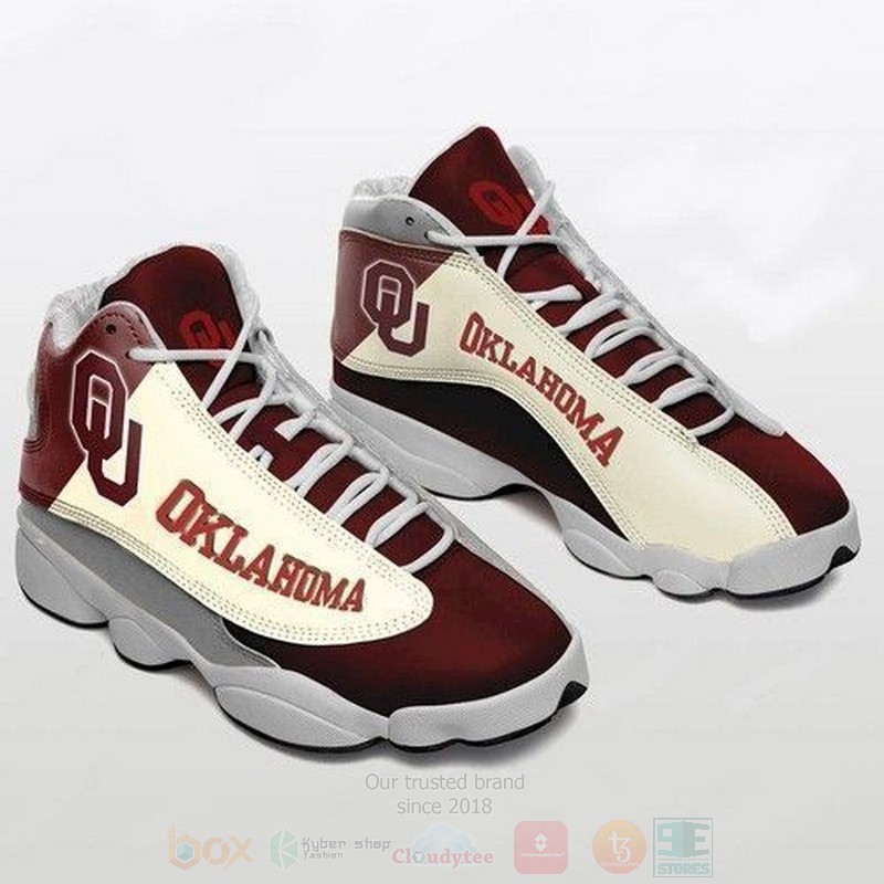 Oklahoma Sooners Football NCAA Air Jordan 13 Shoes