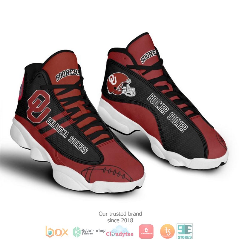 Oklahoma Sooners NFL Football Air Jordan 13 Sneaker Shoes