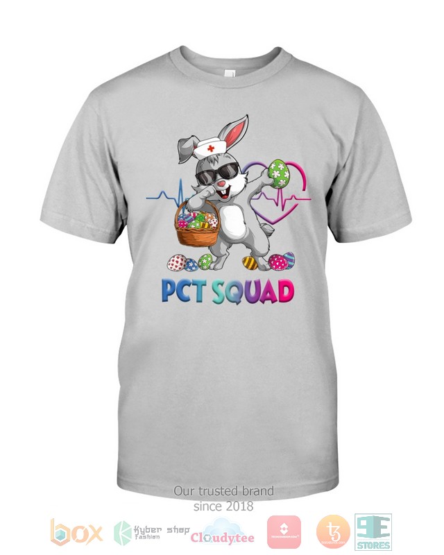 Patient Care Technician PCT Squad Bunny Dabbing shirt hoodie