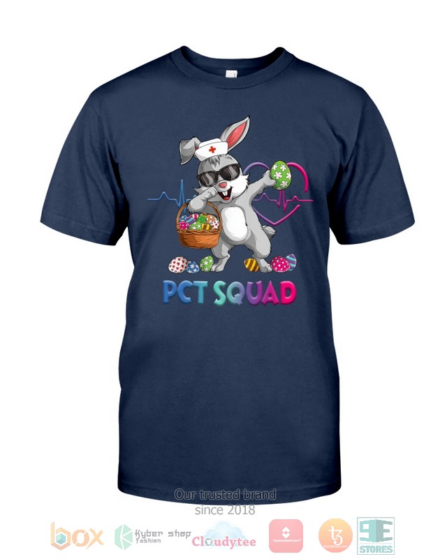 Patient Care Technician PCT Squad Bunny Dabbing shirt hoodie 1 2 3 4 5 6 7 8