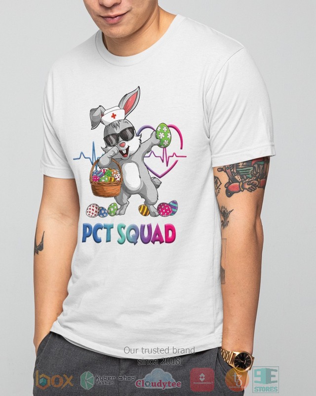 Patient Care Technician PCT Squad Bunny Dabbing shirt hoodie 1 2 3 4 5 6 7 8 9 10 11 12 13 14