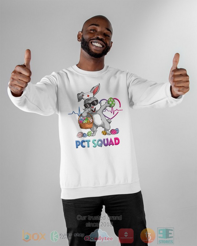 Patient Care Technician PCT Squad Bunny Dabbing shirt hoodie 1 2 3 4 5 6 7 8 9 10 11 12 13 14 15 16 17 18