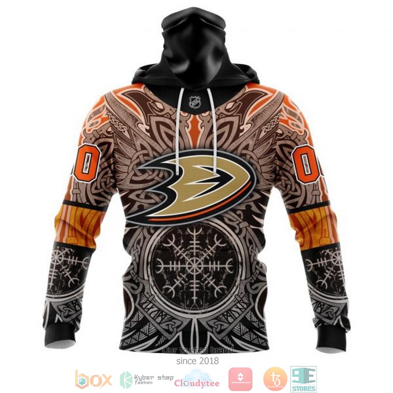 Personalized Anaheim Ducks NHL Norse Viking Symbols custom 3D shirt hoodie 1 2 3