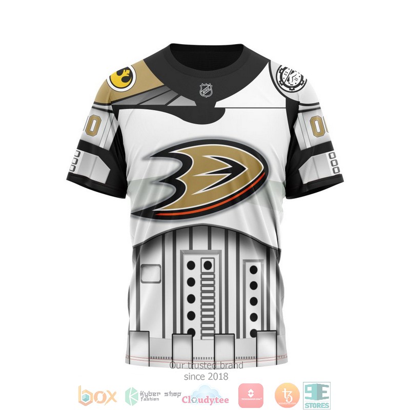 Personalized Anaheim Ducks NHL Star Wars custom 3D shirt hoodie 1 2 3 4 5 6 7