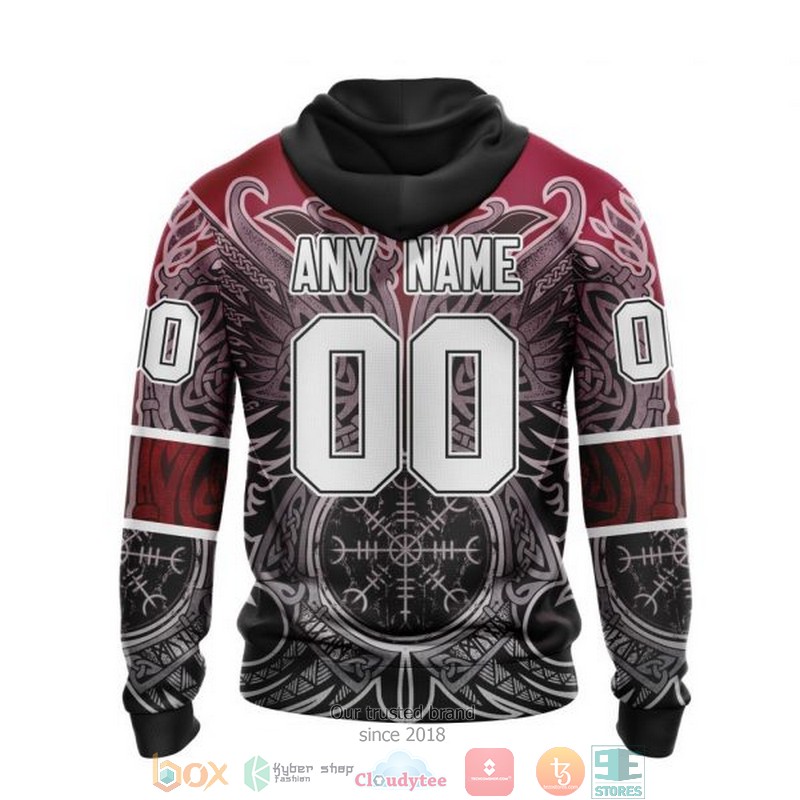 Personalized Arizona Coyotes NHL Norse Viking Symbols custom 3D shirt hoodie 1 2