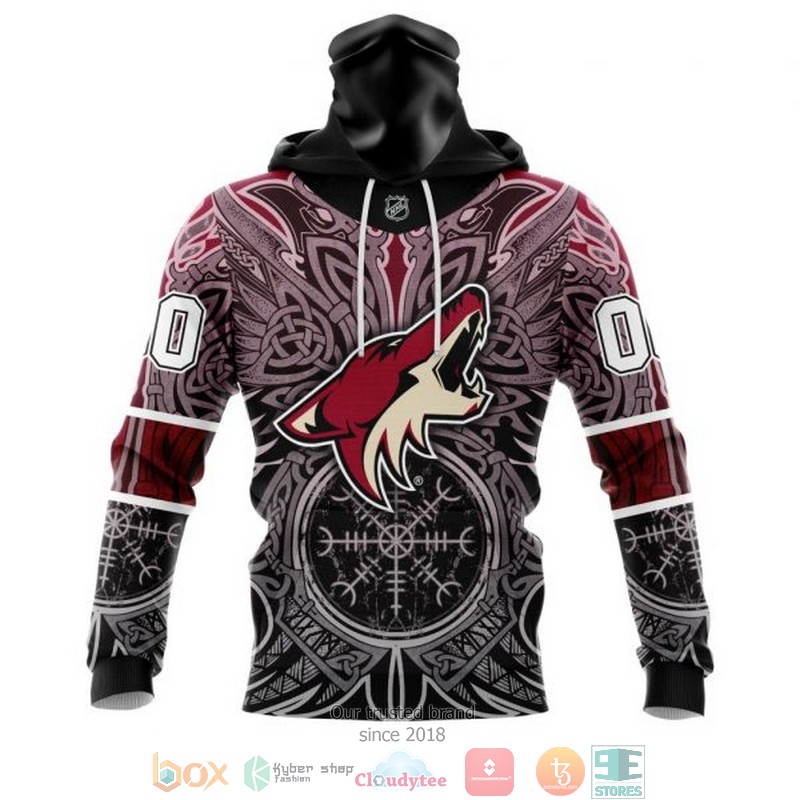 Personalized Arizona Coyotes NHL Norse Viking Symbols custom 3D shirt hoodie 1 2 3