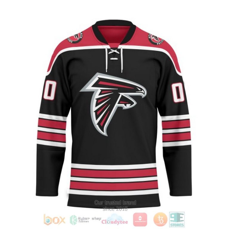 Personalized Atlanta Falcons NFL Custom Hockey Jersey 1