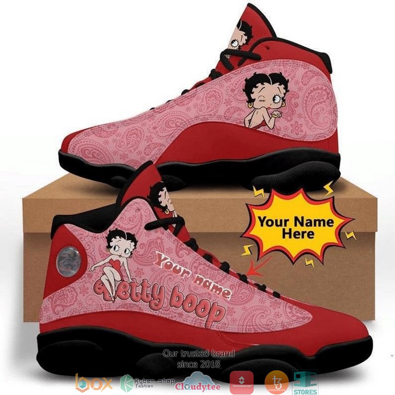 Personalized Betty Boop Cartoon Air Jordan 13 Sneaker Shoes