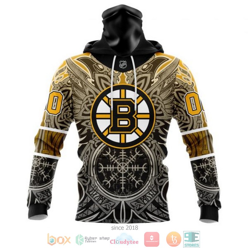 Personalized Boston Bruins NHL Norse Viking Symbols custom 3D shirt hoodie 1 2 3