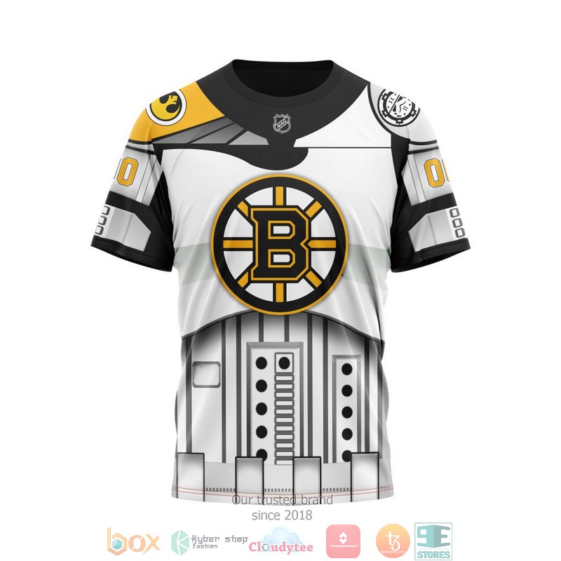 Personalized Boston Bruins NHL Star Wars custom 3D shirt hoodie 1 2 3 4 5 6 7