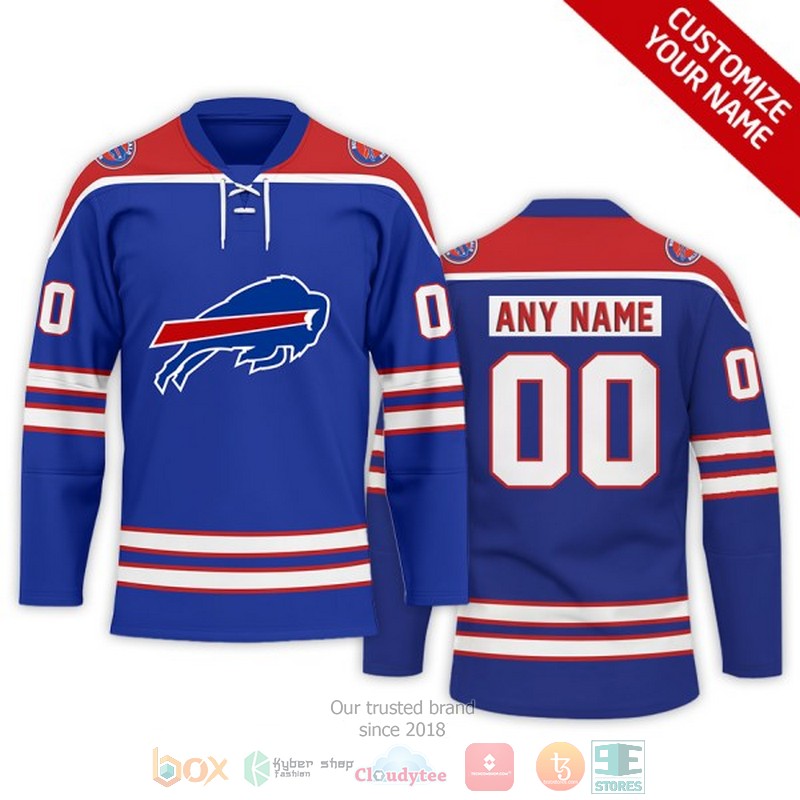 Personalized Buffalo Bills NFL Custom Hockey Jersey