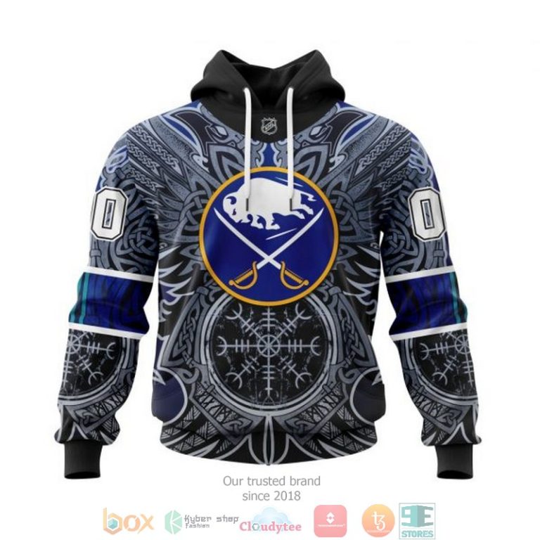 Personalized Buffalo Sabres NHL Norse Viking Symbols custom 3D shirt hoodie