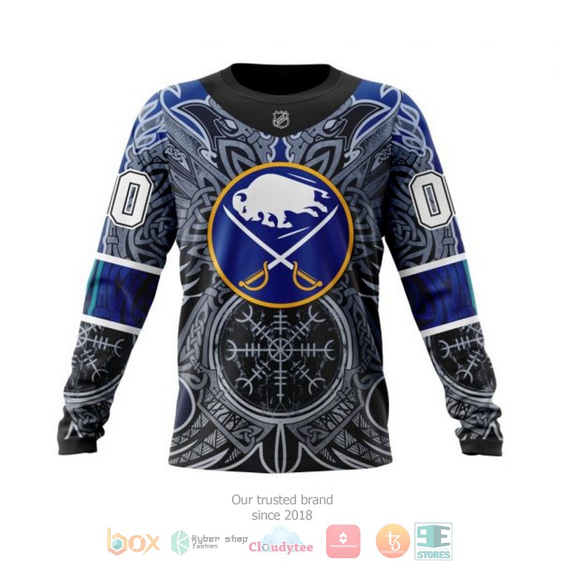 Personalized Buffalo Sabres NHL Norse Viking Symbols custom 3D shirt hoodie 1 2 3 4 5