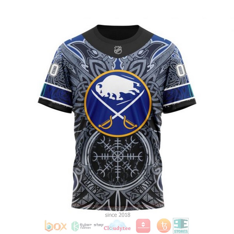 Personalized Buffalo Sabres NHL Norse Viking Symbols custom 3D shirt hoodie 1 2 3 4 5 6 7