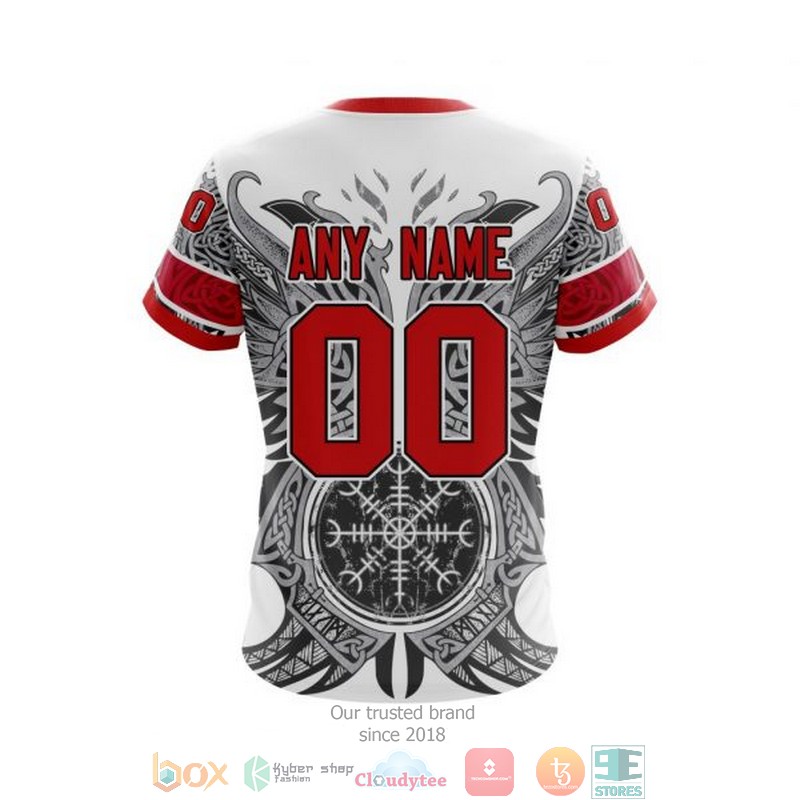 Personalized Calgary Flames NHL Norse Viking Symbols custom 3D shirt hoodie 1 2 3 4 5 6 7 8