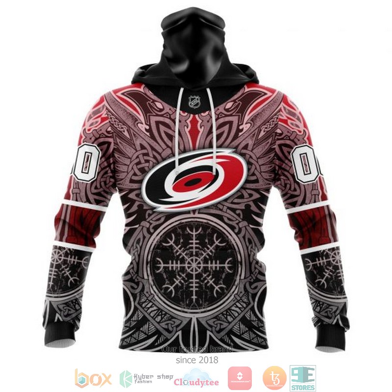 Personalized Carolina Hurricanes NHL Norse Viking Symbols custom 3D shirt hoodie 1 2 3