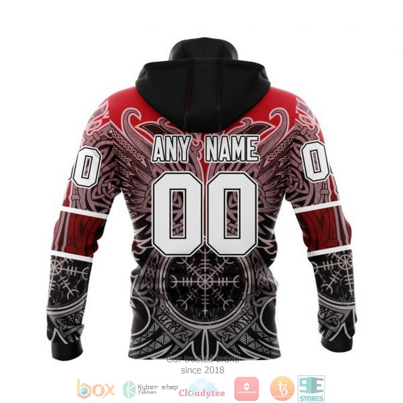 Personalized Carolina Hurricanes NHL Norse Viking Symbols custom 3D shirt hoodie 1 2 3 4