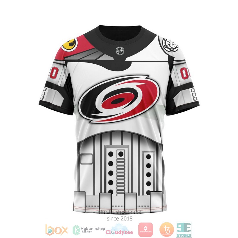 Personalized Carolina Hurricanes NHL Star Wars custom 3D shirt hoodie 1 2 3 4 5 6 7