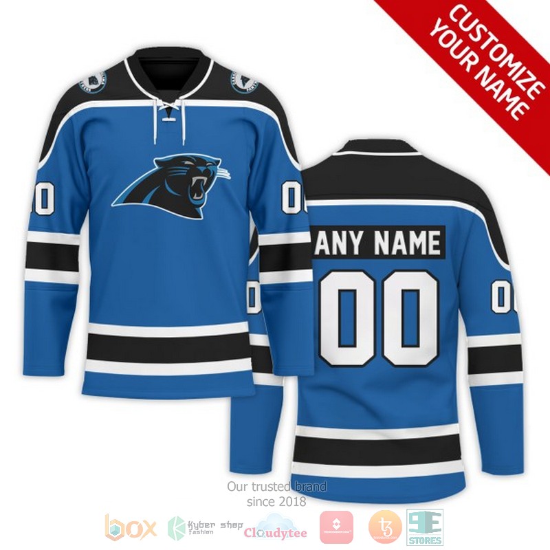 Personalized Carolina Panthers NFL Custom Hockey Jersey