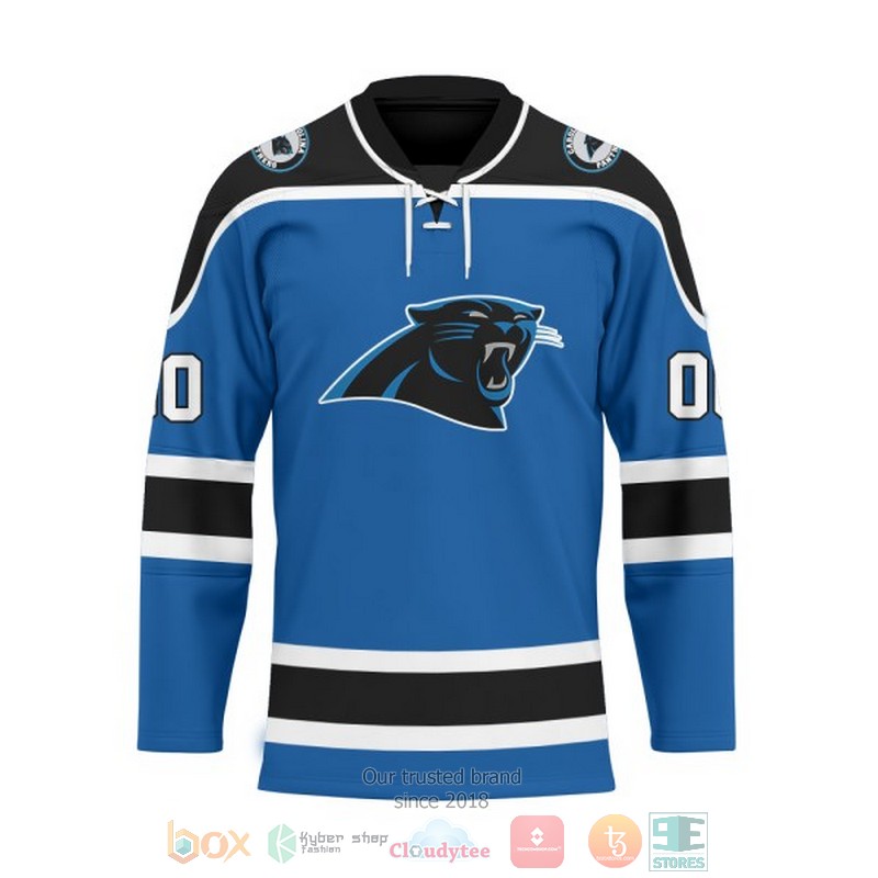Personalized Carolina Panthers NFL Custom Hockey Jersey 1