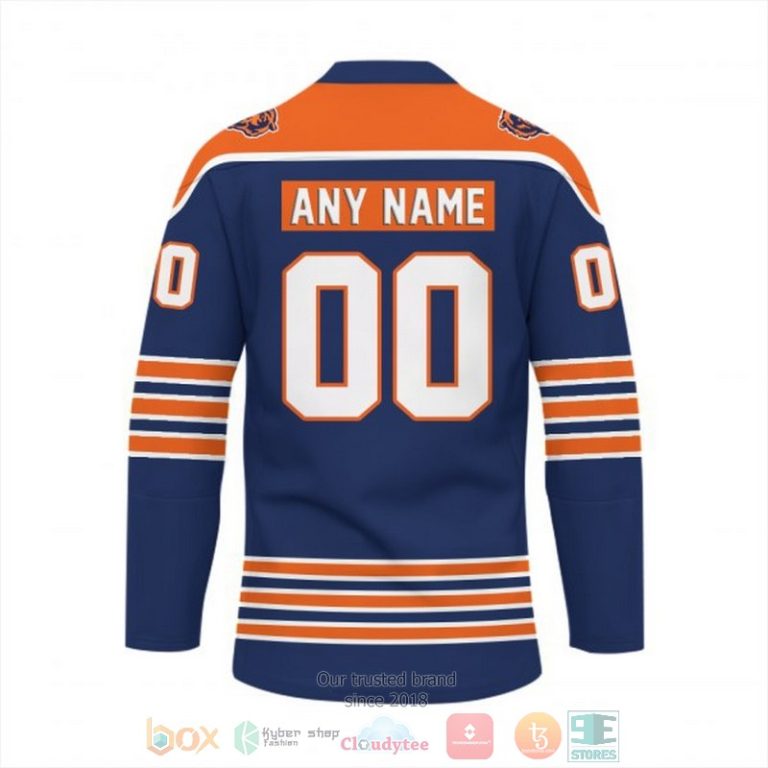 Personalized Chicago Bears NFL Custom Hockey Jersey 1 2