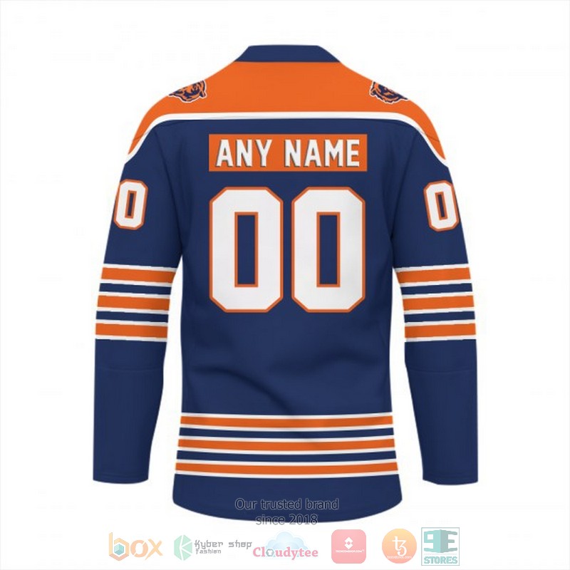 Personalized Chicago Bears NFL Custom Hockey Jersey 1 2