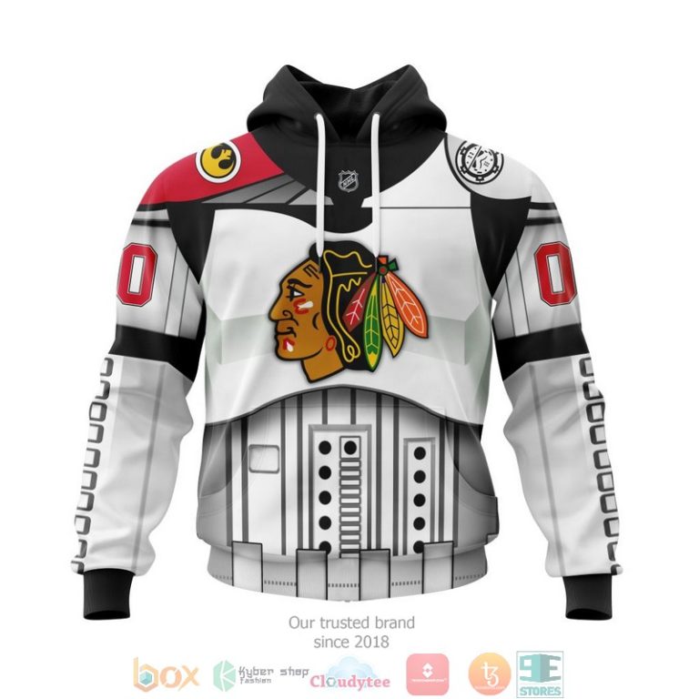 Personalized Chicago BlackHawks NHL Star Wars custom 3D shirt hoodie